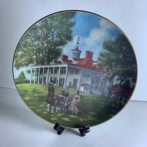 George and Martha Washington Decorative Plate